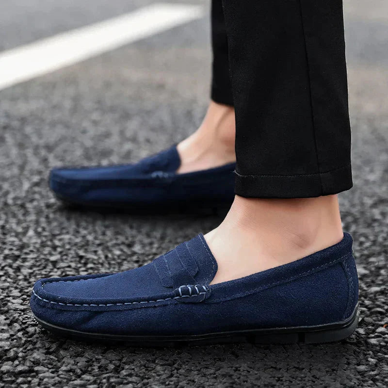 Mocassim Masculino de Camurça Romenzi RZ728