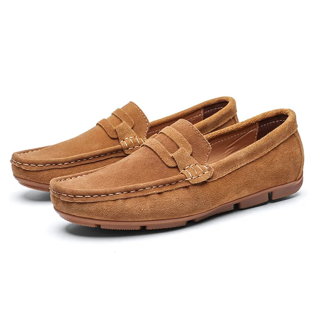 Mocassim Masculino de Camurça Romenzi RZ728