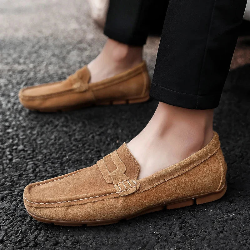 Mocassim Masculino de Camurça Romenzi RZ728