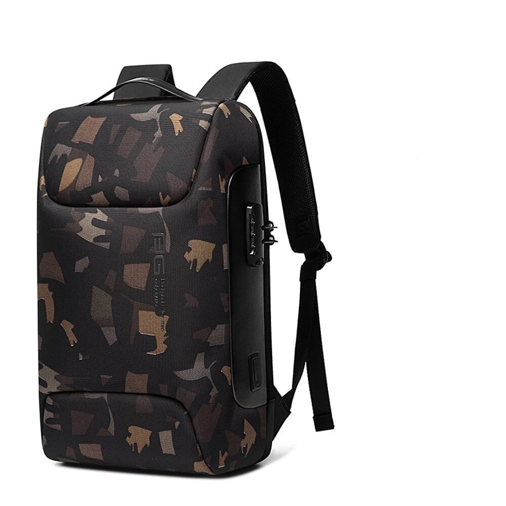 Mochila Executiva Luxxy Romenzi RZ967 - Notebook 15', Impermeável, Porta USB e Trava TSA
