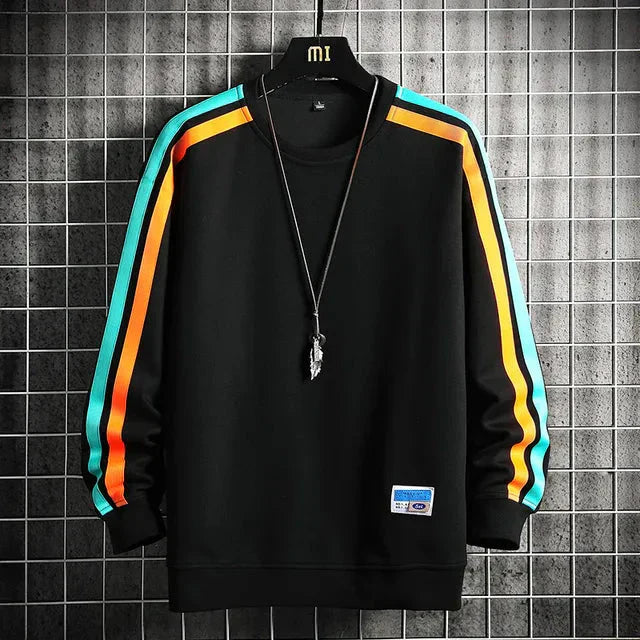 Moletom Masculino Listrado Básico Romenzi RZ986