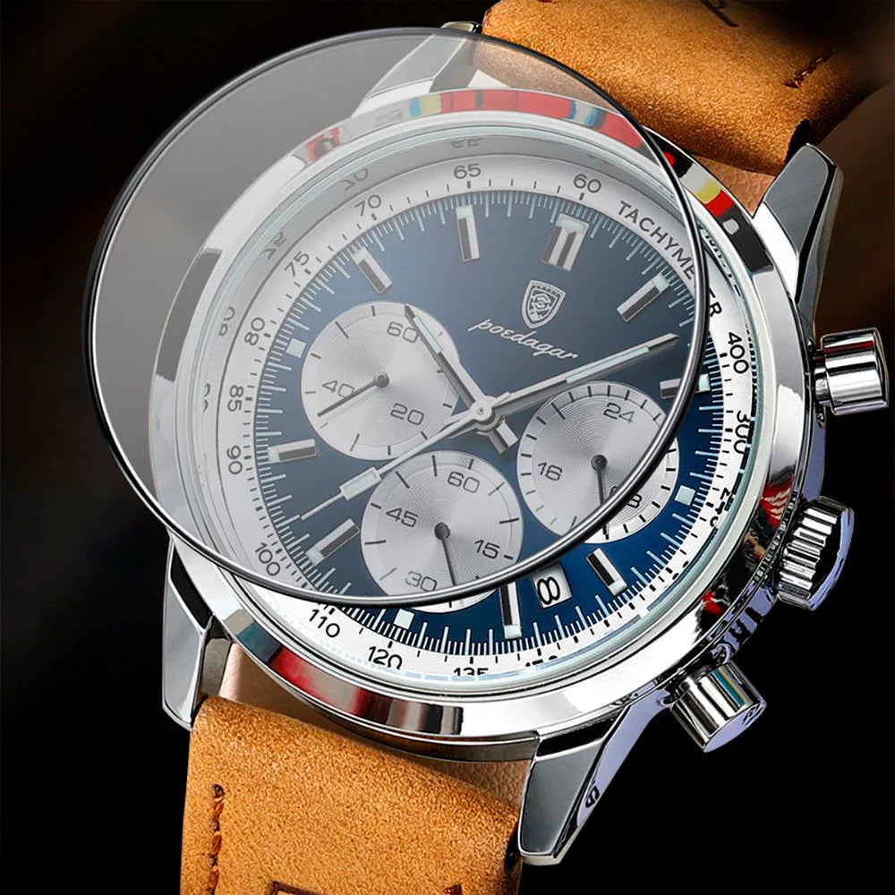 Relógio Masculino com Pulseira de Couro Montclive MT698