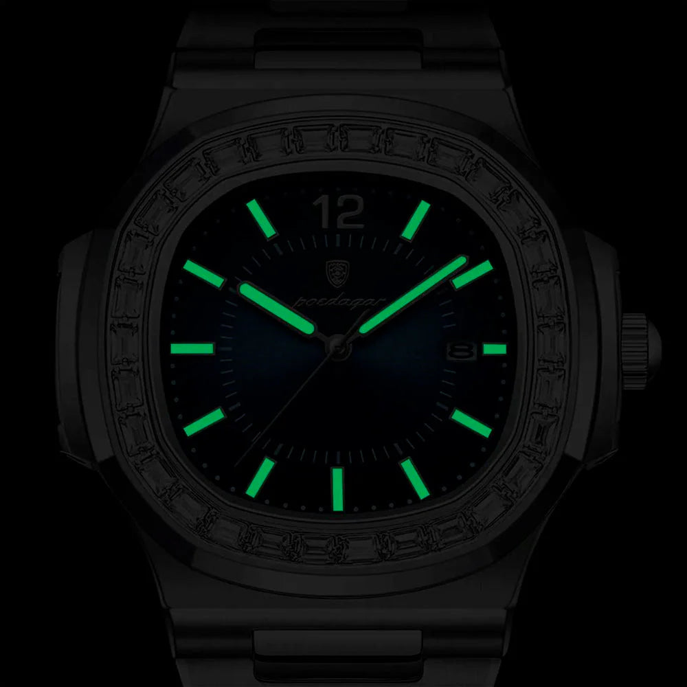 Relógio Masculino Cravejado Spectre Montclive MT699