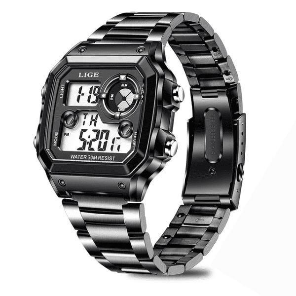 Relógio Masculino Digital Esportivo Lige Montclive MT536