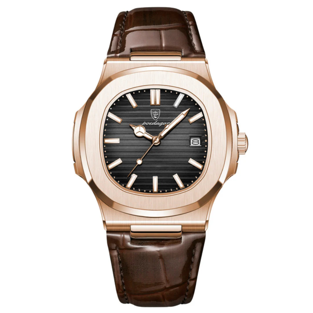 Relógio Masculino Gold Noir Montclive MT712