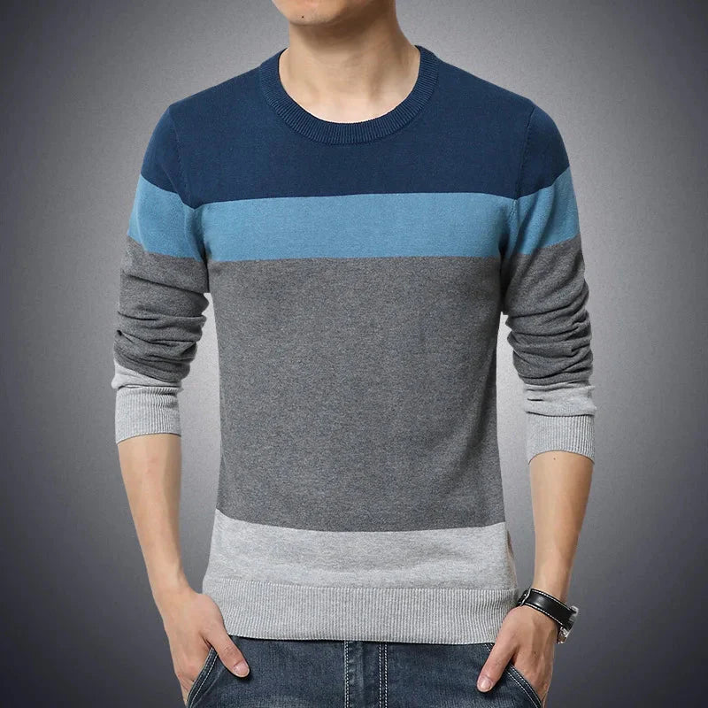 Suéter Masculino Listrado Romenzi RZ761