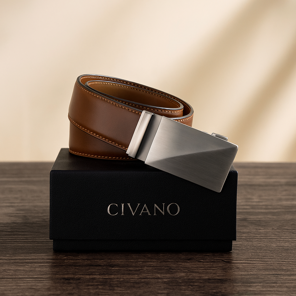 Cinto de Couro Masculino Regener Civano