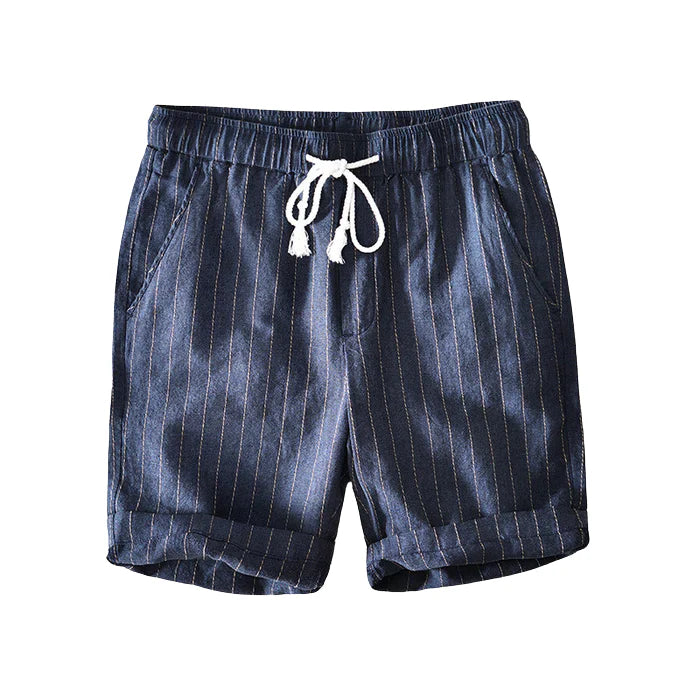 Bermuda Masculina de Linho Listrada Montclive MT506