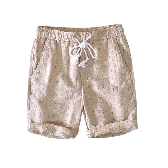Bermuda Masculina de Linho Listrada Montclive MT506