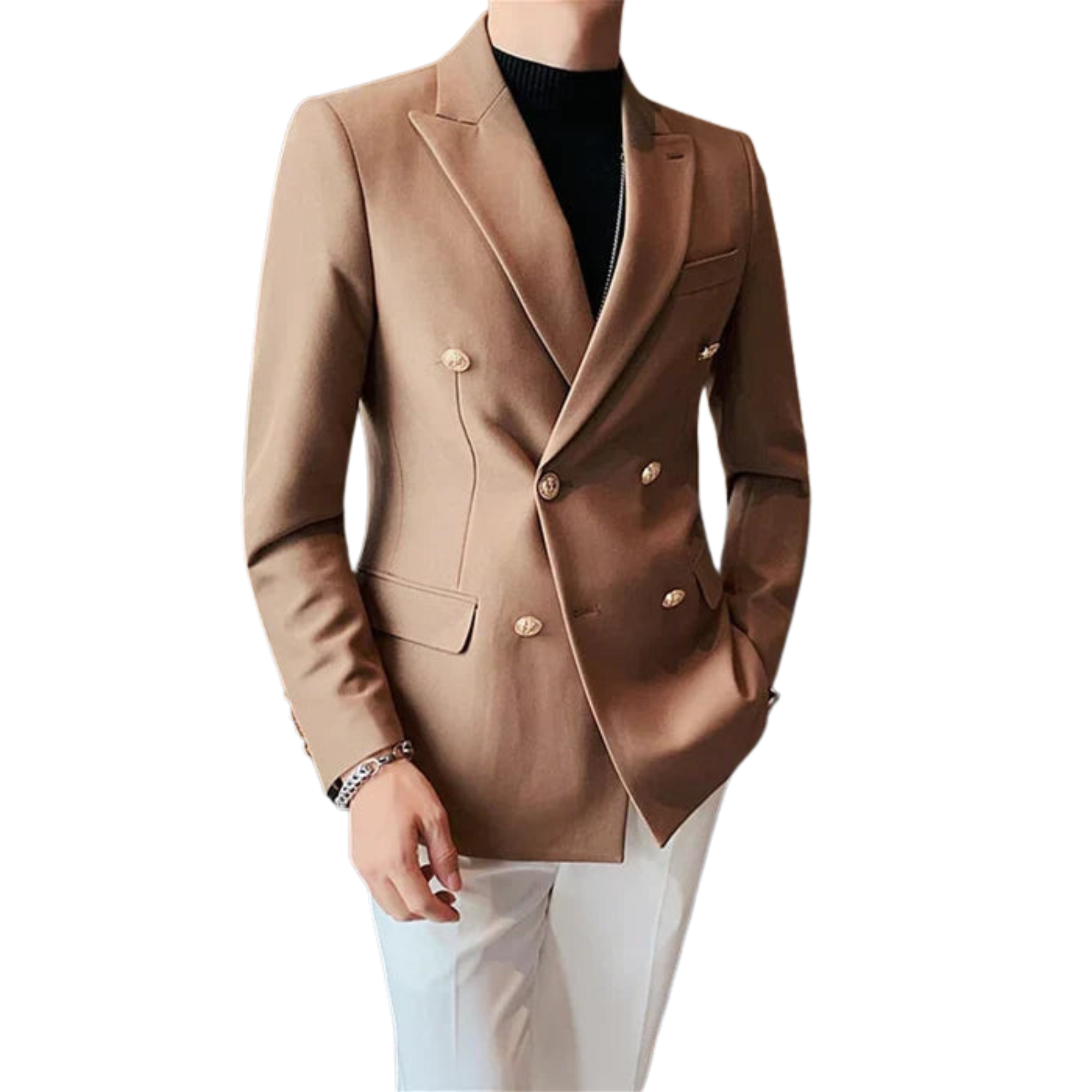 Blazer Masculino de Abotoamento Duplo Romenzi RZ936