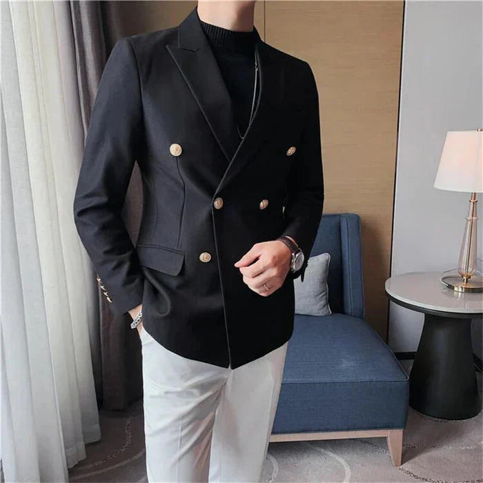 Blazer Masculino de Abotoamento Duplo Romenzi RZ936