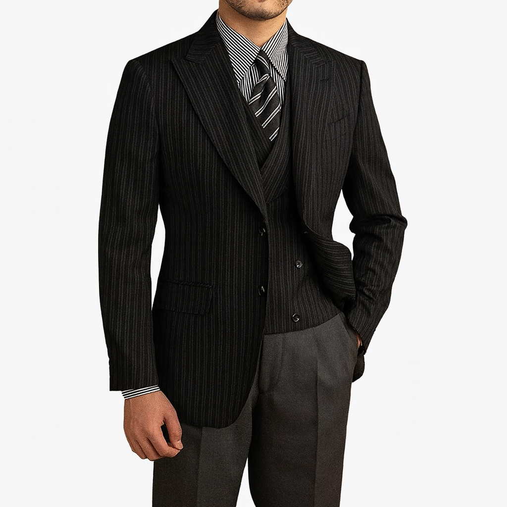 Blazer Masculino Listrado Romenzi RZ926
