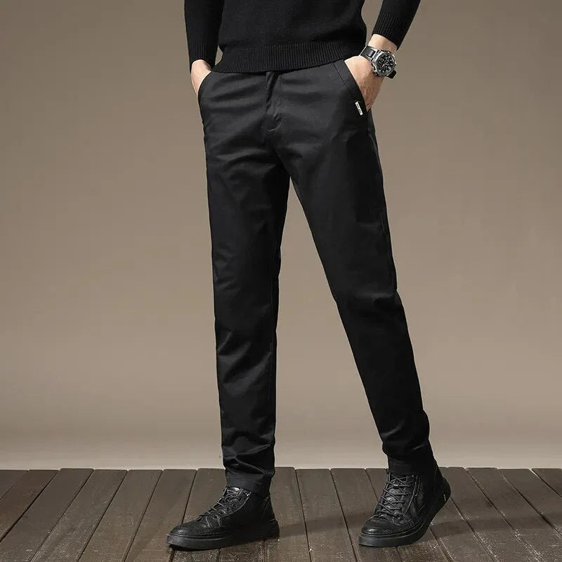 Calça Chino em Sarja Masculina Romenzi RZ553