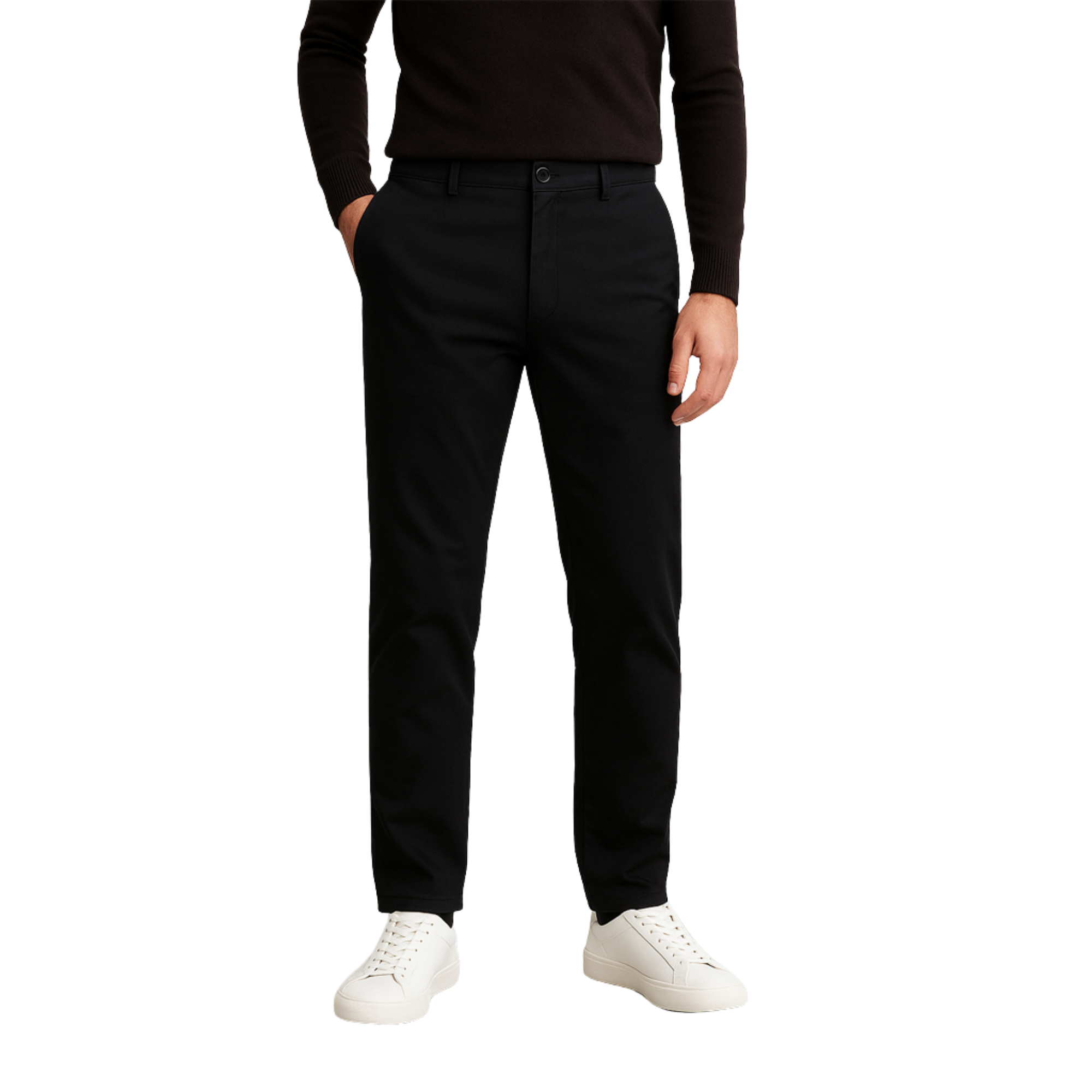 Calça Chino em Sarja Masculina Romenzi RZ556