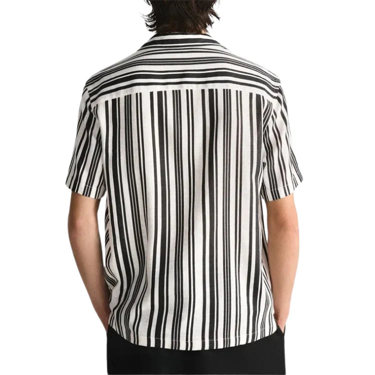 Camisa de Linho Masculina Romenzi Listrada RZ800
