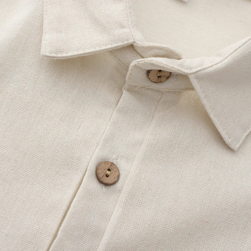 Camisa de Linho Masculina Romenzi Medelín RZ794