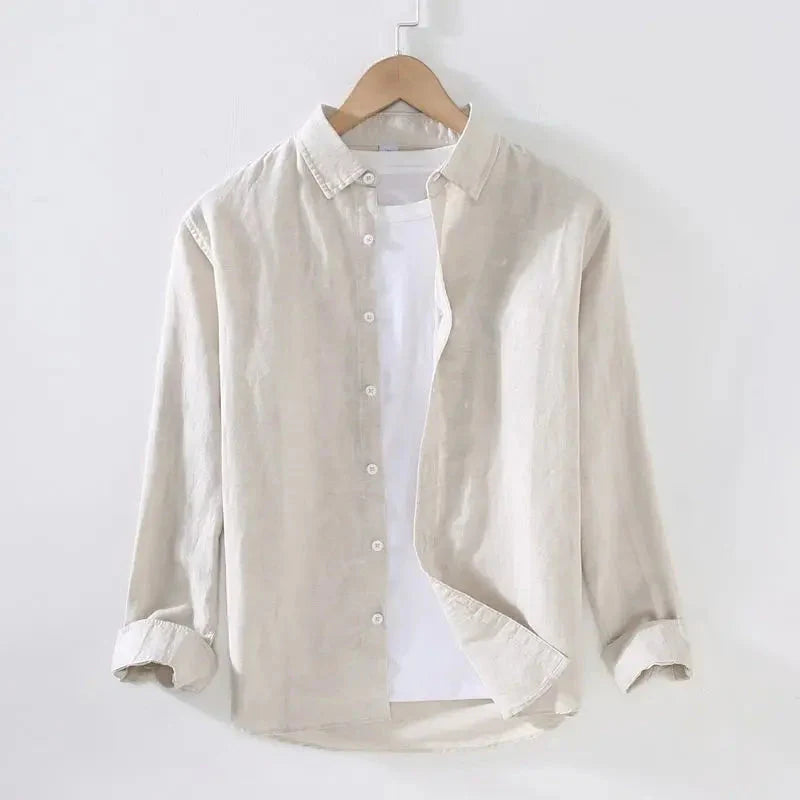 Camisa de Linho Masculina Romenzi RZ538