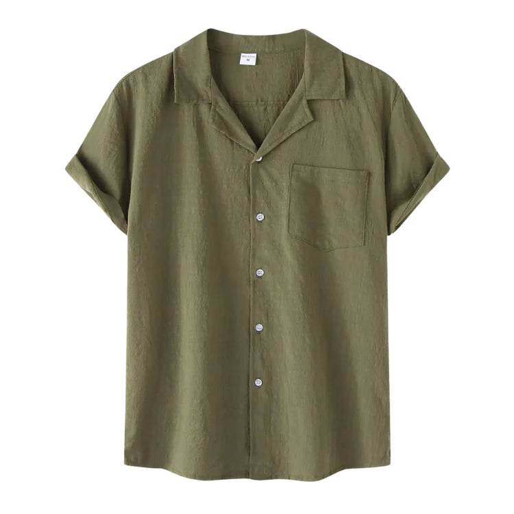 Camisa de Linho Masculina Romenzi RZ803