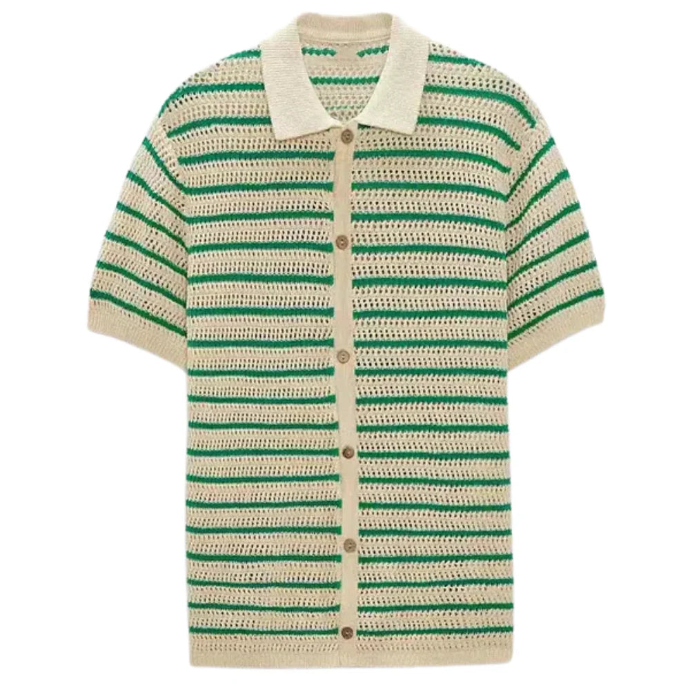 Camisa Manga Curta em Malha Romenzi RZ601