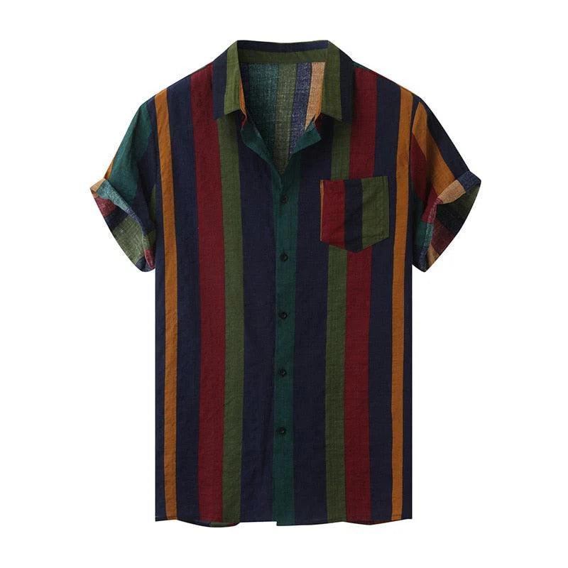 Camisa Manga Curta Leve Listrada Montclive MT598