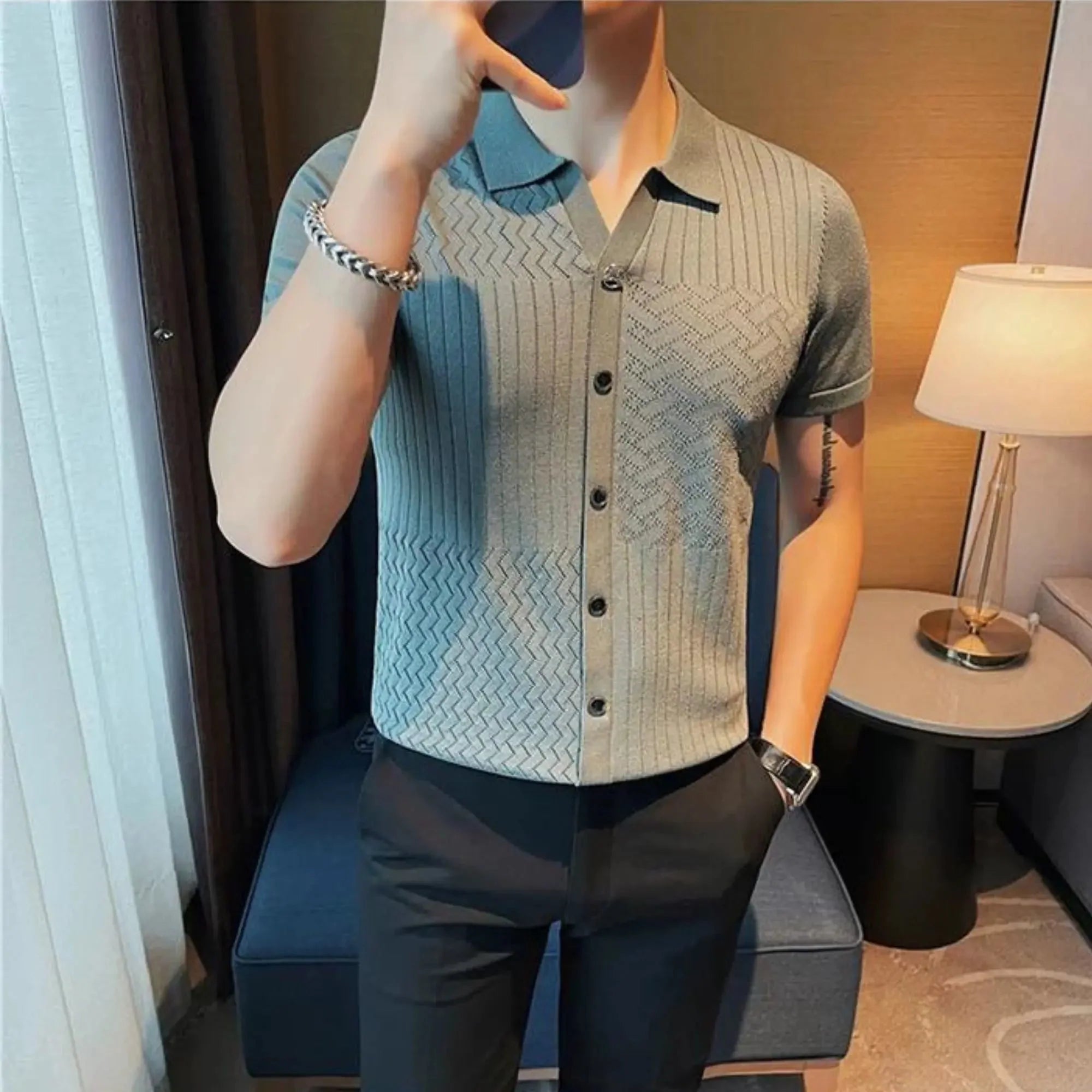 Camisa Polo Masculina Romenzi Vintage RZ633