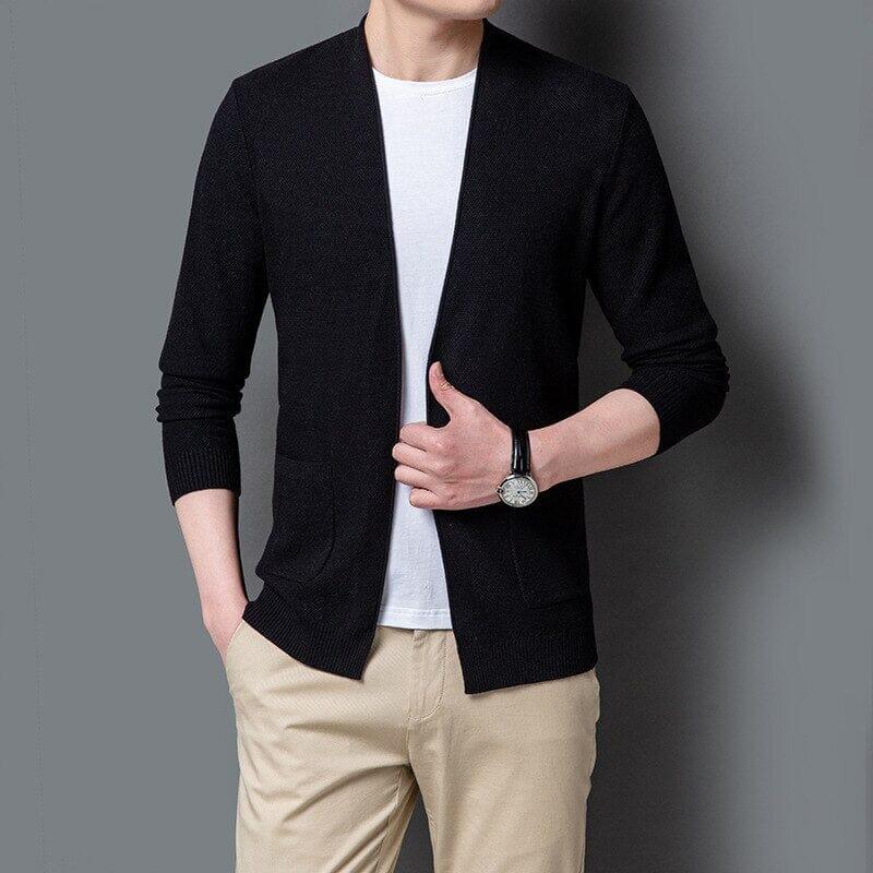 Cardigan Masculino Básico Romenzi RZ639