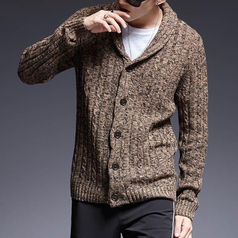 Cardigan Masculino em Algodão Pima Romenzi RZ641