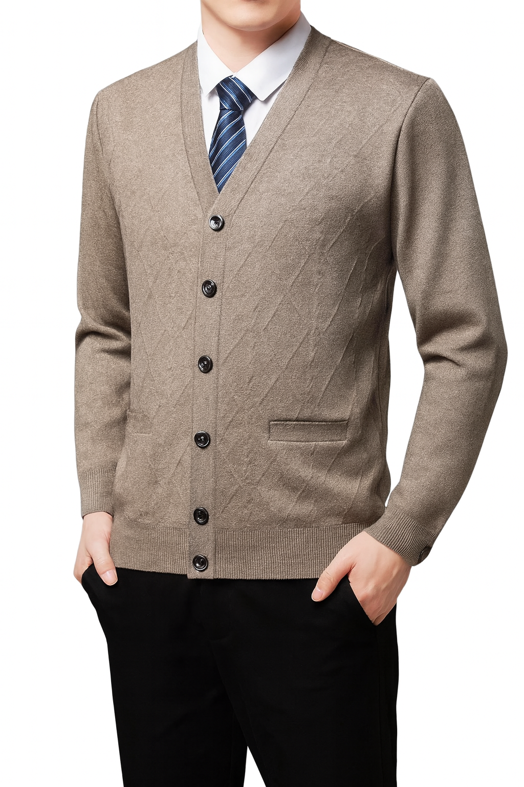 Cardigan Masculino Executivo Romenzi RZ642