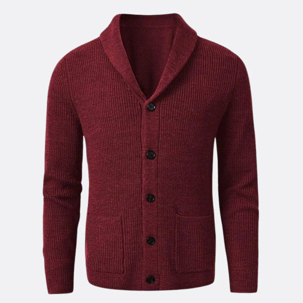 Cardigan Masculino Gola em V Romenzi RZ644
