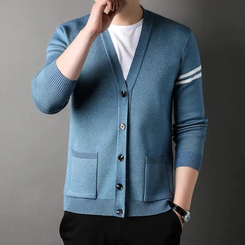 Cardigan Masculino Gola V Romenzi RZ645