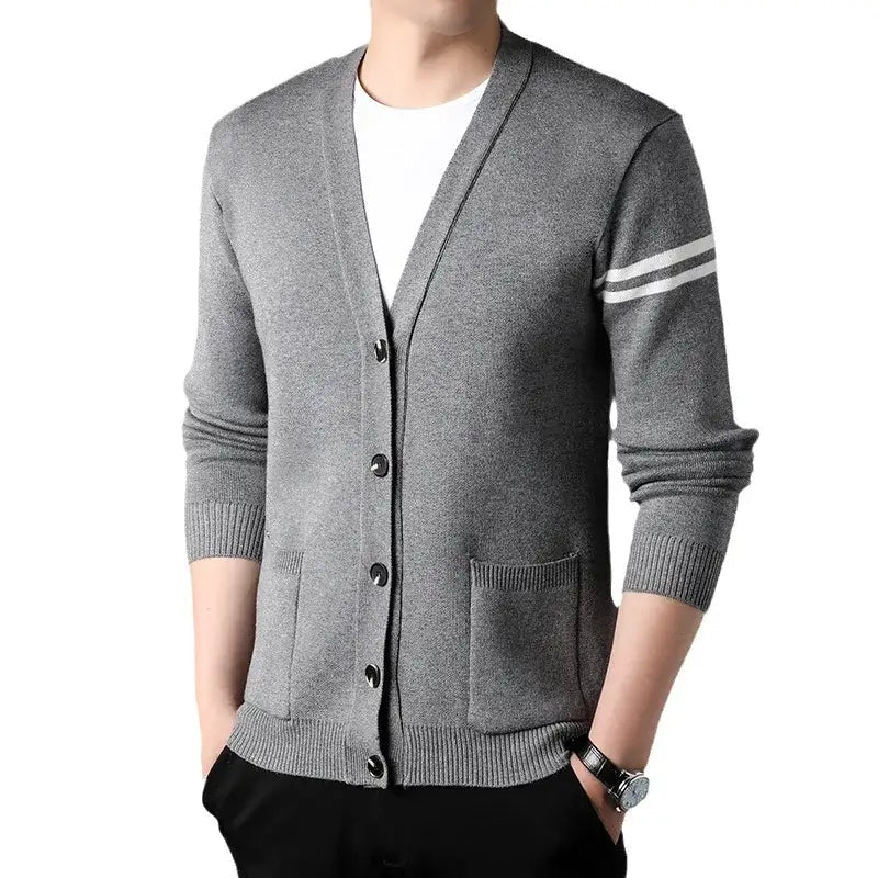 Cardigan Masculino Gola V Romenzi RZ645