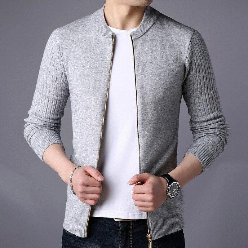 Cardigan Masculino Noir Romenzi RZ648
