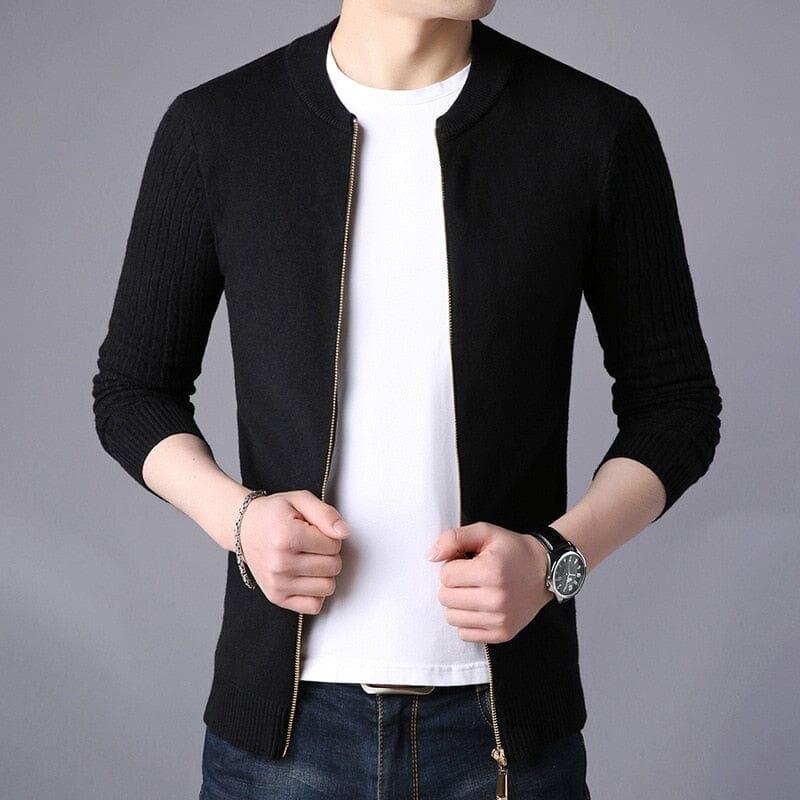 Cardigan Masculino Noir Romenzi RZ648