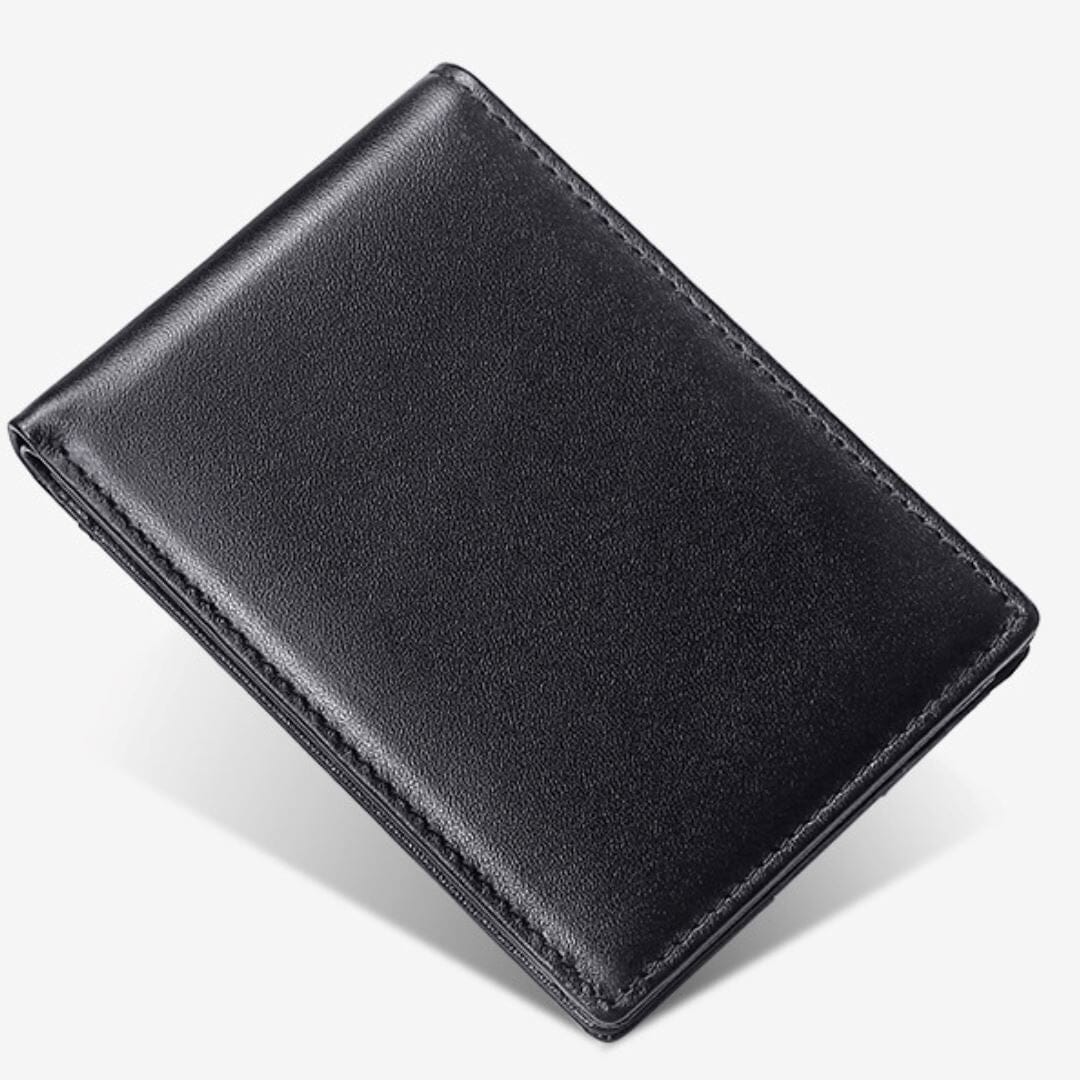 Carteira Slim de Couro Montclive MT481