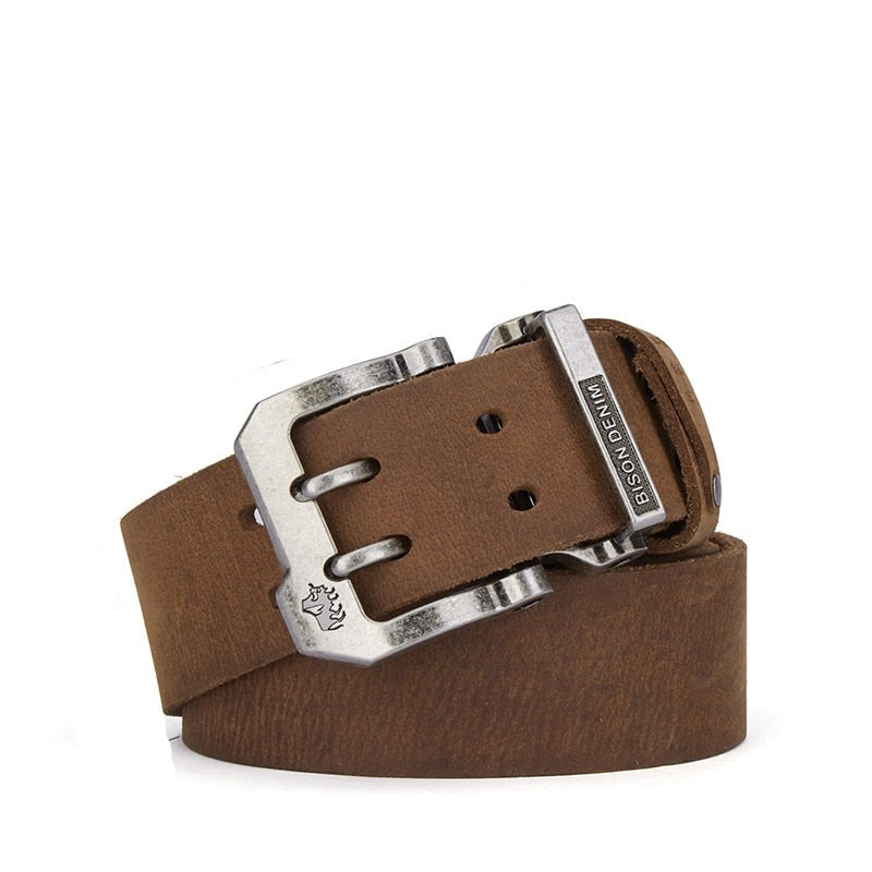 Cinto Masculino de Couro Denim Montclive MT459