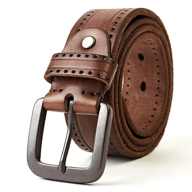 Cinto Masculino de Couro Vintage Royal Montclive MT468