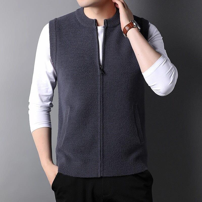 Colete Masculino Tricot de Lã Boston Romenzi RZ663