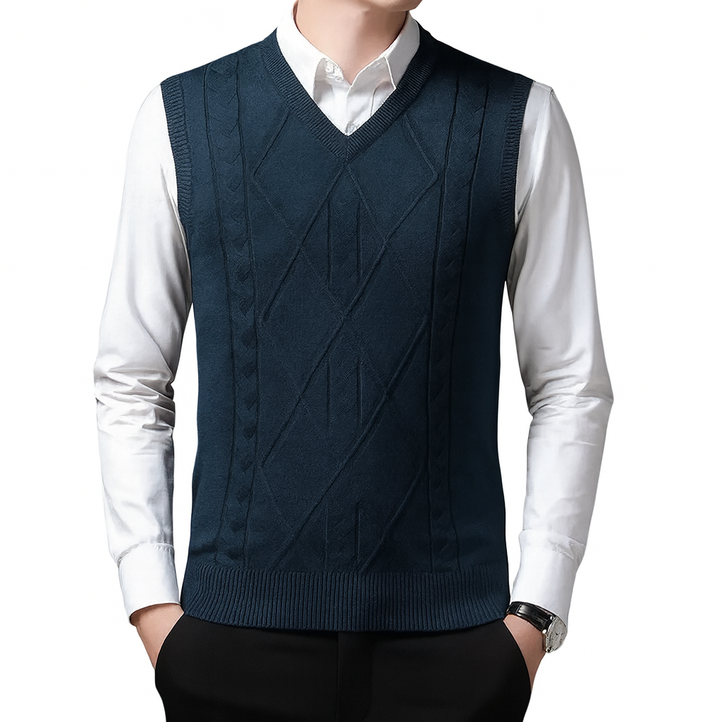 Colete Masculino Tricot Versa Romenzi RZ667