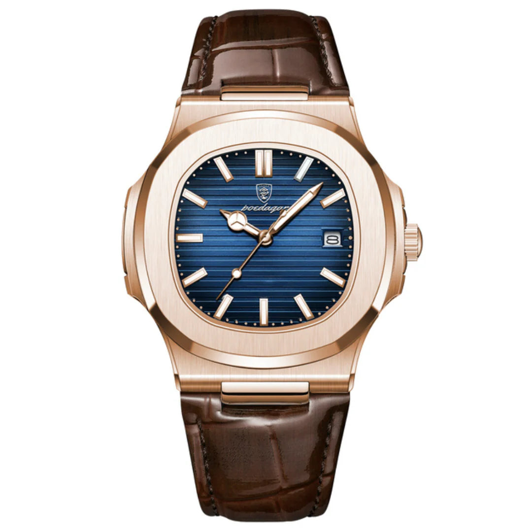 Relógio Masculino Gold Noir Montclive MT712
