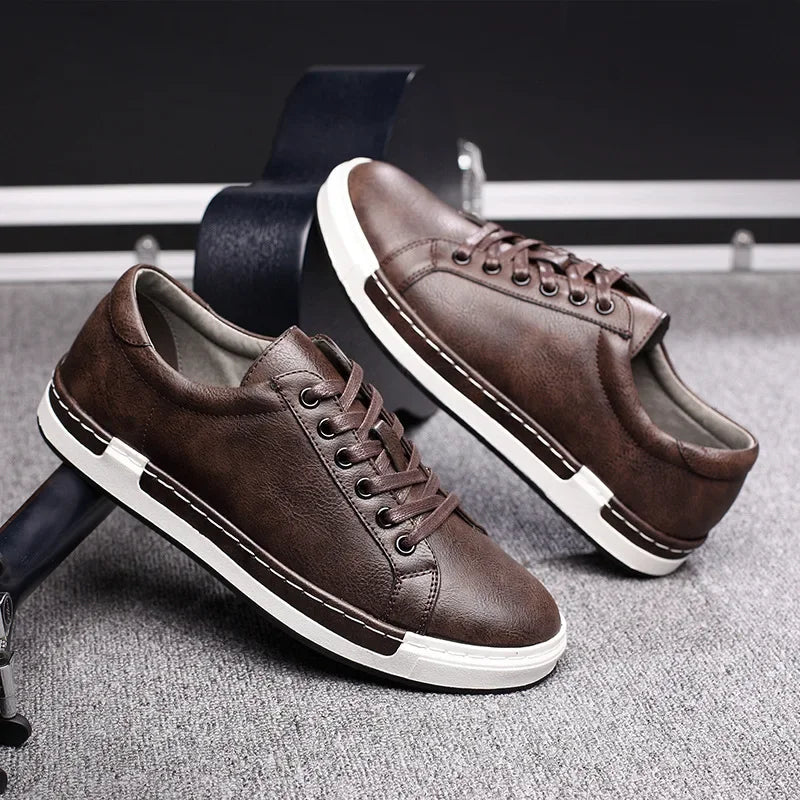 Sapatênis Masculino Prime de Couro Montclive MT446