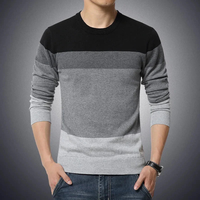 Suéter Masculino Listrado Romenzi RZ761